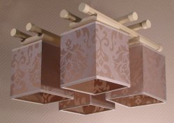 Люстра стельова з абажурами 70941/4