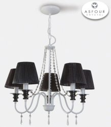 Люстра с абажурами N&B Light Беатрис Сrystal 20555/1