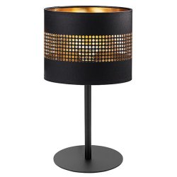 Настольная лампа с абажуром TK Lighting Tago Black 5054