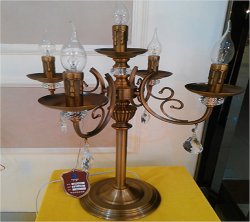 Настільна лампа свічі Sirius Т5058/4+1 