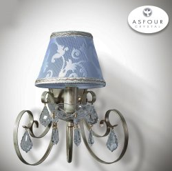 Светильник настенный (бра) с хрусталем 10121/1