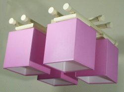 Люстра стельова з абажурами 70941/14