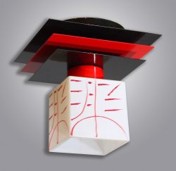 Светильник потолочный с декором 11101/7