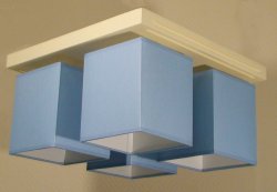 Люстра стельова з абажурами 22281/6