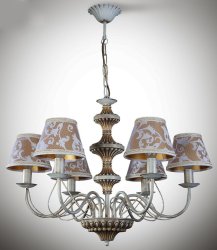 Люстра классическая с абажурами 66691/1