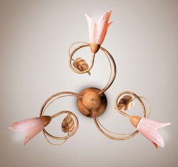 Люстра флористика потолочная 342