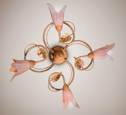 Люстра флористика потолочная N&B Light Лучидо 244