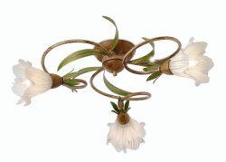 Люстра припотолочная флористика 345