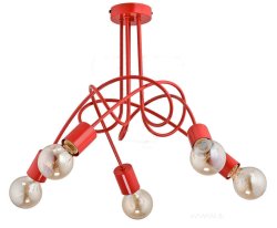 Люстра современная ALFA Tango Red 23185 