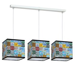 Люстра подвес с абажурами LUMINEX Kid 8813