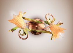 Люстра пристельова флористика 2145