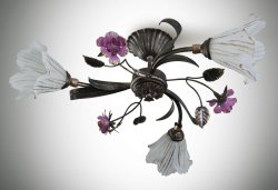 Люстра потолочная флористика 33651/2