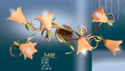 Люстра припотолочная флористика 0645