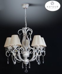 Люстра хрустальная с абажурами 50621/1
