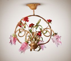 Люстра флористика 404