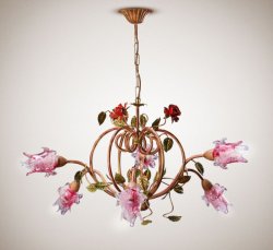 Люстра флористика 604