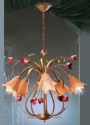 Люстра подвес флористика 0574