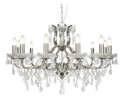 Люстра хрустальная Searchlight 87312-12SS Paris