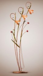 Торшер флористика 0374