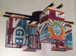 Люстра з абажурами 66641/5