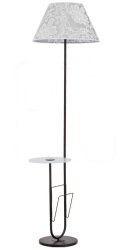 Торшер с абажуром ALFA Waldi 9232