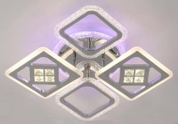 Люстра светодиодная Sirius 70092/2+2 CR 124W LED с пультом+диммер