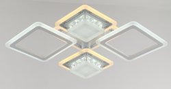 Люстра светодиодная Sirius 69982/2+2Н WT 152 Вт LED с пультом+диммер