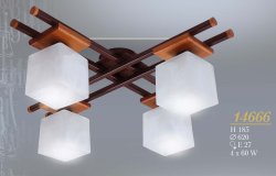 Люстра потолочная с плафонами 66641