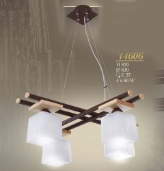 Люстра подвес с плафонами 60641