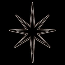 Фігурна гірлянда Мотив Hydra 115x140 