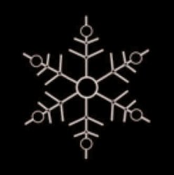 Фігурна гірлянда Мотив Amethist 80x80 