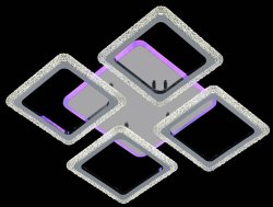 Люстра світлодіодна Sirius 2023/4С CR 120W LED з пультом+диммер