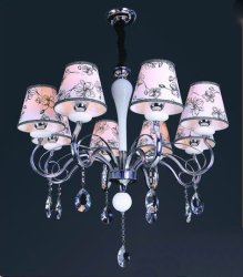 Люстра классическая с абажурами TINKO 54327CR/8P