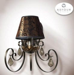 Светильник настенный (бра) с хрусталем 10121/4