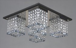 Люстра пристільна TINKO 97811CR+BK/5C CL+BL 