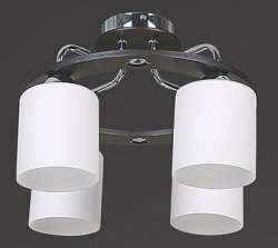 Люстра припотолочная TINKO 09811CR+BK/4C