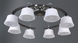 Люстра современная TINKO 69811CR+BK/8C