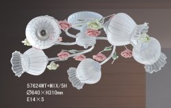 Люстра припотолочная TINKO 57624WT+MIX/5H