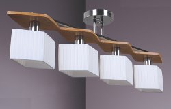 Люстра з абажурами TINKO 13911CR/5H на 5 абажурів