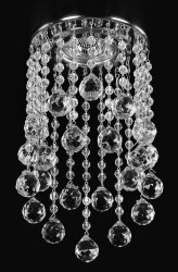 Точечный хрустальный светильник ArtGlass Spot 05 Ni Crystal Exclusive