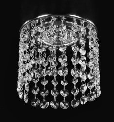 Точечный хрустальный светильник ArtGlass Spot 09 Ni Crystal Exclusive