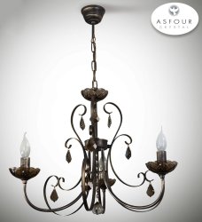 Люстра свечи с хрусталем 33121