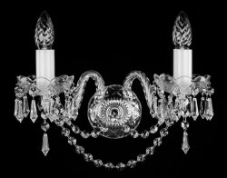 Светильник настенный(бра) Art Glass Mirka II Ni Drops Crystal Exclusive