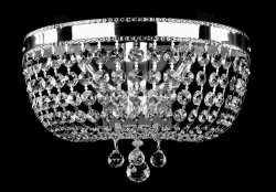 Светильник настенный(бра) Art Glass Ciara dia. 300 Ni Spectra Swarovski
