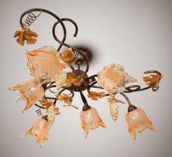 Люстра стельова флористика 60521