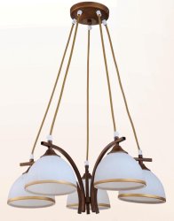 Люстра подвес TINKO 16372/5P WT+GO