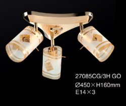 Люстра припотолочная TINKO 27085CG/3H GO
