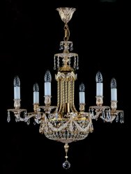 Люстра хрустальная Art Glass Fountain white gold Crystal Exclusive