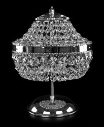 Настольная лампа хрустальная Art Glass Penny nickel TL Crystal Exclusive