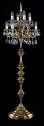 Торшер кришталевий Art Glass Felicita brass antique FL Crystal Exclusive 